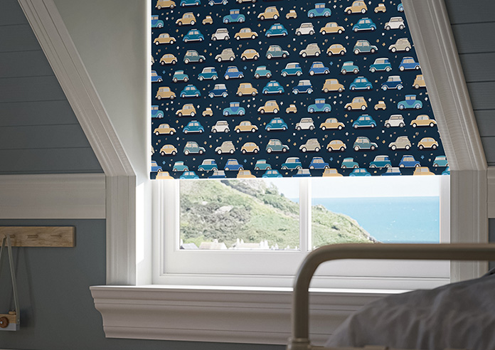 Roadtrip, Navy Blue - Roller Blind - Image 5
